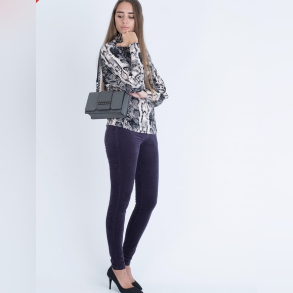 MARC CAIN* German brand premium velvety skinny stretch jeans pants button front - Picture 3 of 14